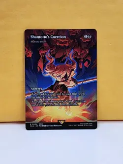 1x BORDERLESS Shantotto's Coercion, NM, FCA, Magic: the Gathering, MtG - Image 1