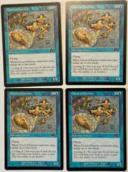 TOP 4 x Cloud of Faeries / Feenwolke - URZA's LEGACY - englisch **Playset** - Image 1
