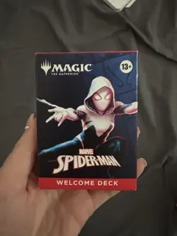 SDCC 2025 Magic The Gathering Spider-Man Welcome Deck Spider-Gwen Red - Image 1