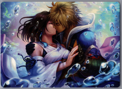 Together Forever - Magic: Final Fantasy MTG - Art Series 32/53 - Tidus & Yuna - Image 1