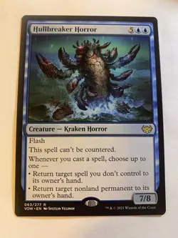 MTG Hullbreaker Horror 063/277 Crimson Vow NM Magic Regular Kraken Horror - Image 1