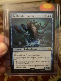 MTG Hullbreaker Horror 063/277 Crimson Vow NM Magic Regular Kraken Horror - Image 3