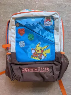 EXCLUSIVE Competitor Backpack Pokemon World Championships WCS 2025 Anaheim - NEW - Image 1