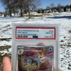 2023 POKEMON SCARLET & VIOLET PALDEA EVOLVED ARCTIBAX 209/193 PSA 10 GEM MINT - Image 2