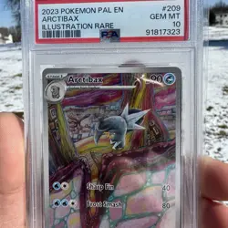 2023 POKEMON SCARLET & VIOLET PALDEA EVOLVED ARCTIBAX 209/193 PSA 10 GEM MINT - Image 3