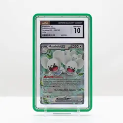 Pokemon Maushold ex Holo #155/182 Paradox Rift 2023 - CGC 10 Gem Mint - Image 1