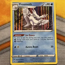Pokemon TCG Frosmoth Sword & Shield Base Set 064/202 Holo Holo Rare - Image 1