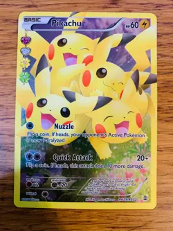 NM! Pikachu (RC29/RC32) XY Generations Full Art Radiant Collection Pokemon Card! - Image 1