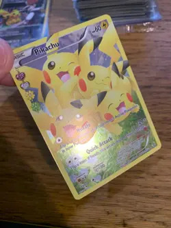 NM! Pikachu (RC29/RC32) XY Generations Full Art Radiant Collection Pokemon Card! - Image 3