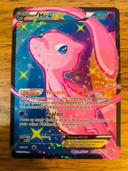 Mew EX (RC24/RC25) Legendary Treasures Full Art Radiant Collection Pokemon Card! - Image 1