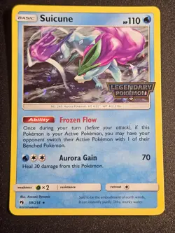 Pokemon TCG - Suicune 59/214 Legendary Pokemon Promo - Image 1