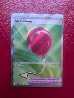 Air Balloon 166/132 Me01: Mega Evolution Holo Full Art Rare Pokemon Card - Image 1