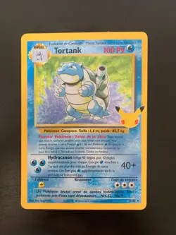 Carte Pokemon : Tortank 2/102 Celebrations 25 ans Francaise - Image 1