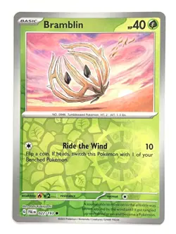 Bramblin 022/193 Reverse Holo Common Paldea Evolved Pokemon Pack Fresh Near Mint - Image 3