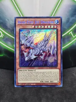 Yugioh Blue-Eyes Jet Dragon BACH-EN004 Secret Rare 1st Edition NM - Image 1