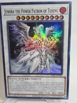 Junora The Power Patron Of Tuning BPRO-EN039 Super Rare Holo 1st Edition Yugioh - Image 1
