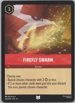 Disney Lorcana Wilds Unknown - Playset (4) #130 Firefly Swarm - Image 2
