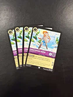 Disney Lorcana Christopher Robin Joining The Fun x4 - Image 1