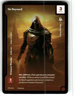Wonders Of The First - Sir Reynard 372/401 Primary Wonder - Image 1