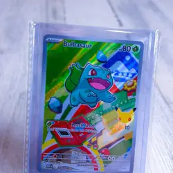 Bulbasaur 037 Promo Pokemon Card TCG First Partner Illustration Collection NM - Image 2