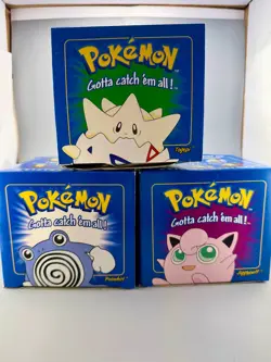 Vintage 1999 Burger King Pokemon 23K Gold Cards Set of 3 SEALED Pokeballs w/ COA - Image 1