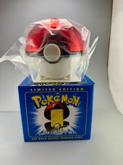 Vintage 1999 Burger King Pokemon 23K Gold Cards Set of 3 SEALED Pokeballs w/ COA - Image 3