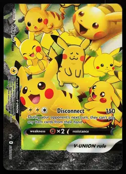 Pikachu V-Union SWSH141 Holo Sword & Shield Promo Pokemon Card - Image 1