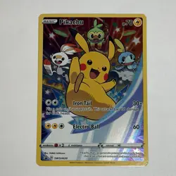 Pokemon TCG Pikachu Promo SWSH Sword & Shield Promo Trading Cards SWSH020 NM - Image 1