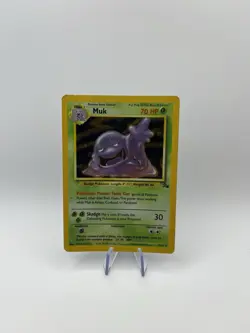Muk Fossil Rare 13/62 Pokemon Card WOTC 1999 Vintage - Image 1