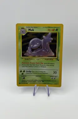 Muk Fossil Rare 13/62 Pokemon Card WOTC 1999 Vintage - Image 2