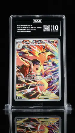 Ethans Typhlosion Illustration Rare Card Sv10: Destined Rivals 190/182 TAG 10 - Image 1