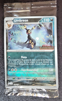 POKEMON UMBREON SEALED PROMO CARD. OBSIDIAN FLAMES ES 130/197 SPANISH - Image 3