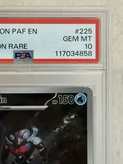 2024 Pokemon Paldean Fates Palafin Illustration Rare #225 PSA 10 Gem Mint - Image 4