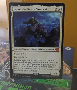 Magic: The Gathering TMNT Leonardo, Sewer Samurai Mythic 0017 - Image 1