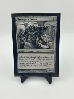 MTG Fifth Dawn Mycosynth Golem 137 Rare Regular Artifact Creature Colorless - Image 1