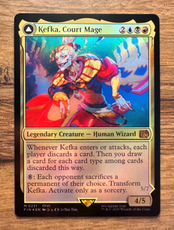 Magic Gathering MTG Final Fantasy Kefka, Court Mage #0231 *FOIL* Mythic Rare - Image 1