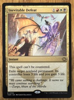 MTG Tarkir Dragonstorm, Inevitable Defeat - Image 1