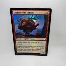 Dragonlord's Servant 126 Common Iconic Masters Magic: The Gathering Foil LP - Image 1