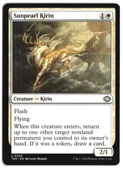 Sunpearl Kirin #29 - Tarkir: Dragonstorm - Normal - Uncommon - Near Mint - Image 1
