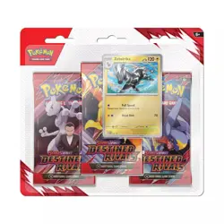 Pokemon TCG Destined Rivals 3 Pack Blister Kangaskhan & Zebstrika (Lot of 12) - Image 3