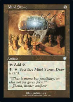 x4 Mind Stone U MTG Commander: The Brothers' War M/NM, English - Image 1