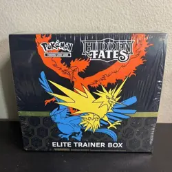 2019 POKEMON TCG SUN & MOON HIDDEN FATES ELITE TRAINER BOX ETB FACTORY SEALED - Image 1