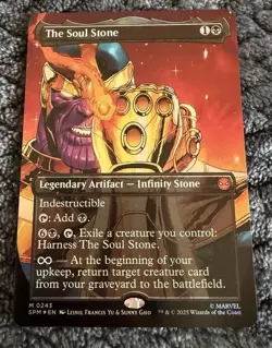 MTG Magic The Gathering Marvel The Soul Stone Borderless Foil M 0243 NM - Image 1