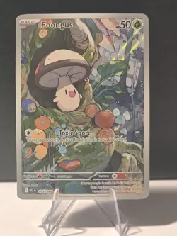 Foongus 095/086 Illustration Rare Holo - Black Bolt BLK Pokemon NM - Image 1