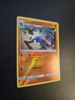 Lucario 117/236 Reverse Holo Rare Unified Minds Pokemon NM - Image 2