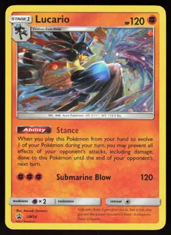 Lucario - SM54 Holo Promo Sun & Moon Promo Pokemon Holo Lightly Played - Image 1
