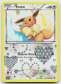 Eevee RC14/RC25 Legendary Treasures: Radiant Collection Pokemon vLP - Image 1