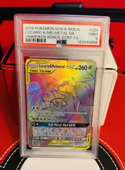 Pokemon TCG Lucario & Melmetal GX Tag Team (Full Art) 203/214 Sm-Unbroken Bonds - Image 1