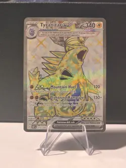 Tyranitar ex 211/197 Ultra Rare Full Art Tera - Obsidian Flames OBF Pokemon NM - Image 1