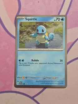 Squirtle (Cosmos Holo) 048 Holo Promo Scarlet & Violet Promo Pokemon Near Mint - Image 3